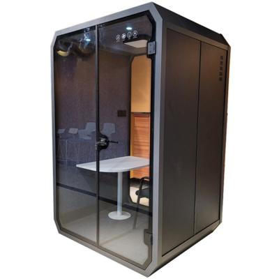 China (Other) China Factory Isolation Office Movable Pod Mobile Office Booth Soundproof Adjustable Booth for sale