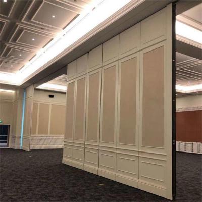 China Flexible Banquet Hall Sliding Partition Aluminum Frame Movable Wall For Hotel for sale