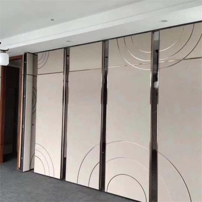 China Flexible Acoustic Foldable Sliding Sliding Wall Partition Functional Door For Meeting Room for sale