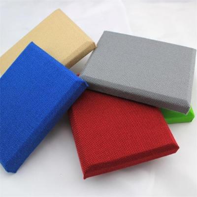 China High NRC Level Factory Supply Fabric Wall Panels Acoustic Soundproof Fabric Wrapped Acoustic Panel for sale