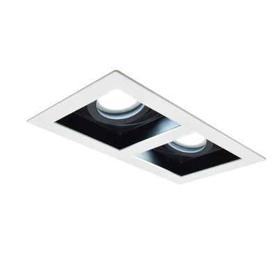 China Hot sale modern square mr16 led down lights knock down lighting ceiling recessed downlight frame for sale