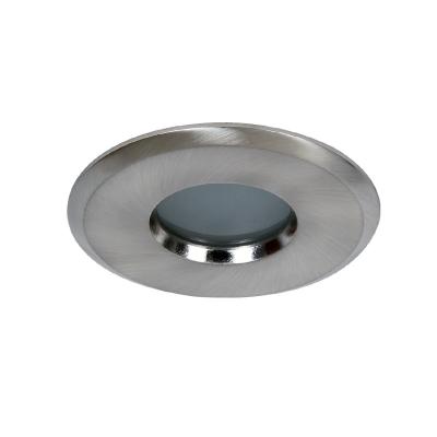 China Modern classic round satin nickel mr16 metal downlight solid zinc alloy spotlight for sale