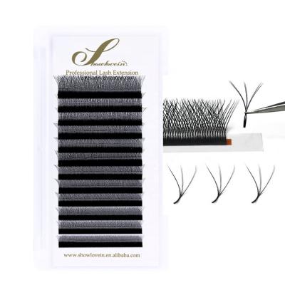 China Natural Eyelash W Lashes Hot Selling 8-14mm C Loop W Lashes Manufacturer Supply Eyelashes Extension W Shape Wick for sale