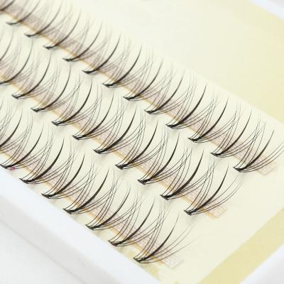 China Premade Natural Looking Fairy Fans Premade Fairy Eyelash Extension Fans 0.07mm Different Heat Bonded Bunch Fairy Premade Fans for sale