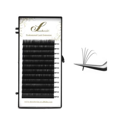 China Easy Fanning Extension 0.03mm Lash Light Handmade Russian Volume Eyelash Extension from Showlovein for sale