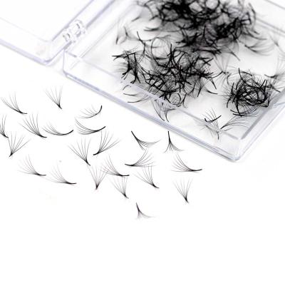 China Natural Looking Premade Lashes Private Label Premade Fans Volume Lashes Silk Pre Fanned Eyelash Extensions for sale