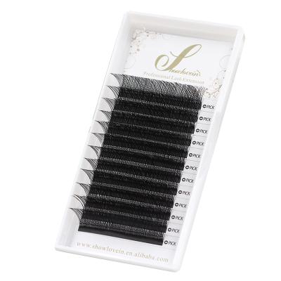 China Long Natural Top Y Shape False Eyelash Extensions YY Shape Lashes Soft Y Lash Extensions for sale