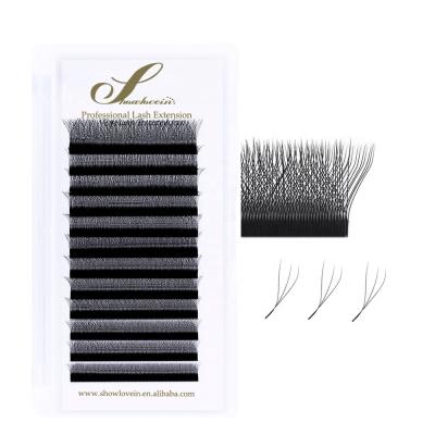 China New Product Lightweight Wholesale W-Lash Extensions Hot Selling Eyelash Extensions W Different Lashes for sale