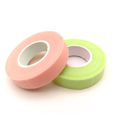 China Daily Makeup Premium Quality Eyelash Extension Tape Nonwoven Fabric Eyelash Tape Green Pink for sale