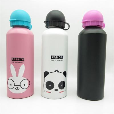 China Viable Custom Design 500ml Silk Screen Printing Water Bottle Foil With Suction Spout for sale