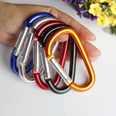 China Large Logo Aluminum Outdoor Climbing Carabiner Durable Multifunctional Engraved Waist Bag Carabiner For Professional for sale