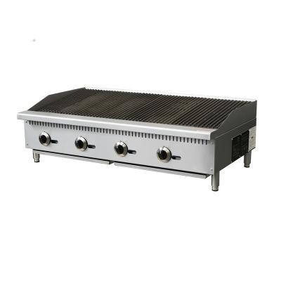 China Wholesale Adjustable Height Customized Commercial BBQ Grill Charbroiler Gas BBQ Grill Charbroiler for sale