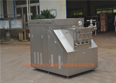 China Milk Processing Types Industrial Homogenizer , New Condition Dairy Homogenizer for sale