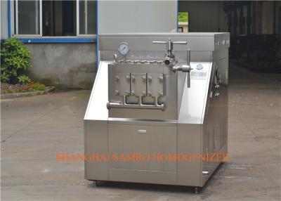 China Milk Processing Line High Pressure Homogenizer , Homogenizing Machine for sale