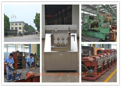 China Milk Processing Types SUS304 Stainless Steel Two Stage Homogenizer Industrial Homogenizer for sale