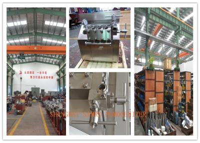 China 4000 L/H 30 Mpa New Condition Two Stage Homogenizer Dairy Homogenization Processing Line Type for sale