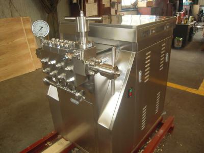 China High Pressure Ice Cream Homogenizer , Homogenizer Equipment Low Noise for sale