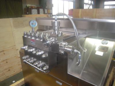 China Wax Emulsions Chemical Homogenizer 2000L/H With 3 Piston for sale