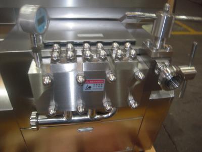 China SS304 fase dupla Juice Homogenizer Manual Operation 32Mpa à venda