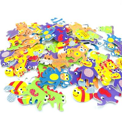 China EVA Foam Non-Toxic Self Adhesive Educational Animal Stickers for sale