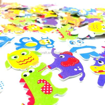 China 2018 Factory Supply Decorative Self Adhesive Animal EVA Foam Sticker Eco-friendly for sale