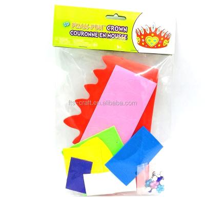 China Princess Crown for Kids Craft Kits and 3D DIY Foam Fun EVA Foam Craft Kits FTS18461 for sale