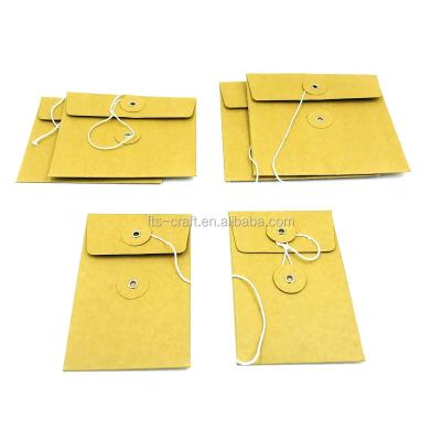 China Gift Wrap Wrapping Paper String Pouches Wraps with Button and String Closure for sale