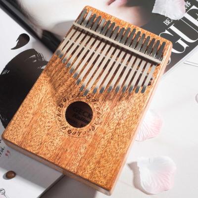 China China Durable Hot Sale Custom Logo 17 Keys Finger Piano Thumb Piano Kalimba for sale