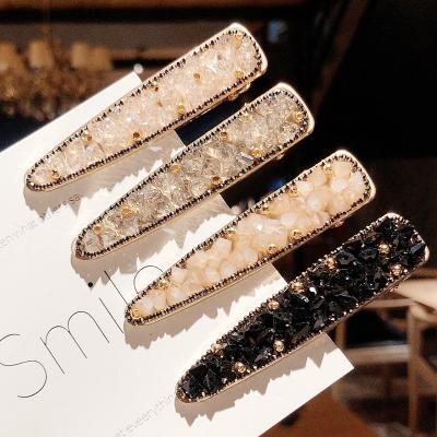 China Fashion Factory Women Beautiful Hair Jewelry Accessories Rhinestone Daily Hair Clips for sale