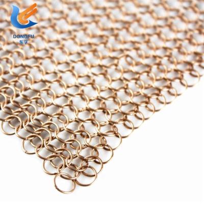 China Chainmail Stainless Steel Chainmail Fabric, Metal Chainmail Fabric, Metal Chainmail Factory for sale