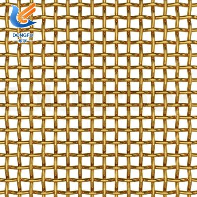 China Plain Weave Multiple Styles Decorative Crimped Woven Mesh For Sale for sale