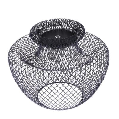 China Vintage Decorative Small Metal Mesh Lamp Shades for sale