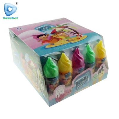 China Natural hard ice cream nipple candy with sour powder candy for sale