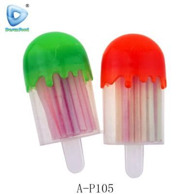 China Fruit flavor ice cream cc stick natural halal candy for sale