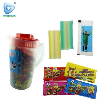 China China fruit flavor bubble gum tattoo in water bottle B208 for sale