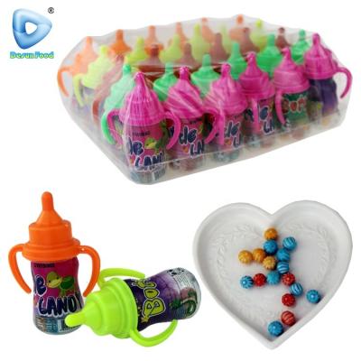 China China Wholesale Nipple Feeding Bottle Toy Fruit Flavor Bubble Gum Candy B329 for sale