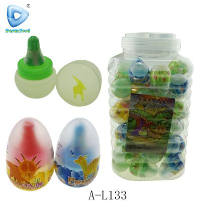 China Glucose Surprise Dinosaur Eggs Toy with Nipple Lollipop for sale