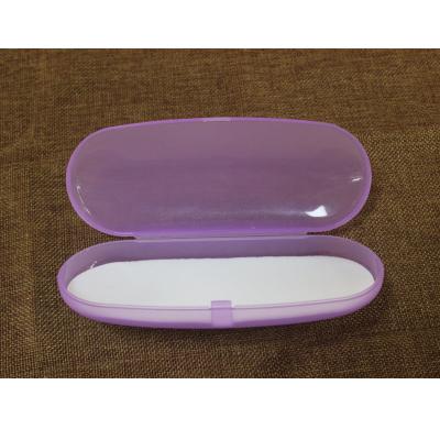 China Portable OEM PP Plastic Eyeglass Cases Purple / Pink Glasses Eye Wear Cases for sale