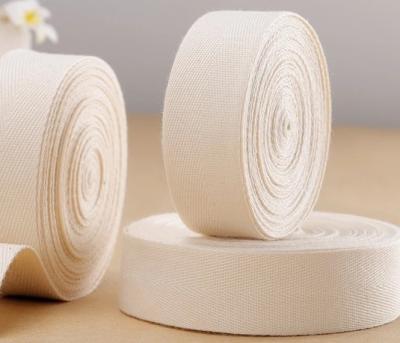 China High quality and eco-friendly sustainable factory direct sale non-toxic cotton webbing for sale