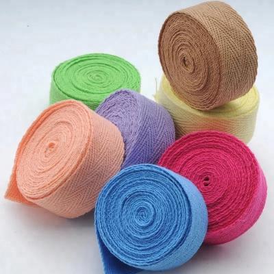 China Factory direct sale cotton striped webbing viable wholesale cotton webbing for sale