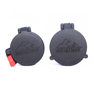 China Elastic Riflescope Accessories Lens Protector Scope Lens Covers Flip-Open Fit For 40mm 50mm Scope Sight Scope Lens Cover for sale