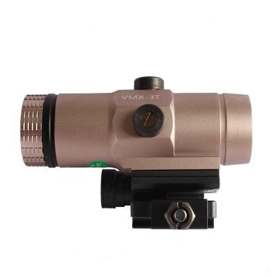 China 3X Tactical Magnifier VMX-3T Rifle Scope With Flip To Side QD Mount For VMX-3T Holographic Red Dot Sight for sale