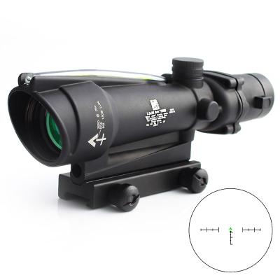 China Tactical ACOG 3.5x35 Rifle Scope with Real Green Chevron Fiber Square BAC Reticle Optical Sights for Cal .223 .308 Green 3.5X35 chevron for sale