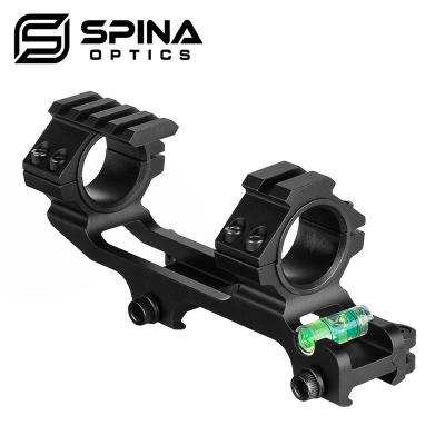 China Aluminum Alloy Rifle Scope 30mm/25.4mm Scope Ring QD Mount Base With Spirit Bubble Level Hunting Gun Accessories for sale