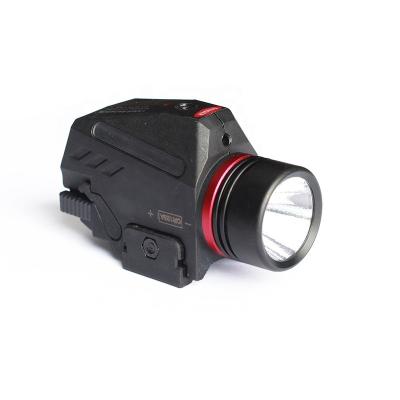 China Red Camping Dot Laser Sight Military Airsoft Pistol Gun Light LED Weapon Light Tactical Flashlight For 20mm Rail Mini Pistol Gun for sale