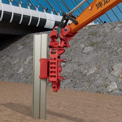 China Construction worksÂ  KSP60SG Side Grip Vibro Hammers, Excavator Mounted Sheet Pile Driver, Side Grip Piling Machine Hydraulic Vibro Pile Hammer for sale