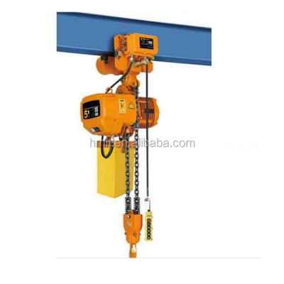 China Hotels HSY Type 5 Ton Cheap Electric Chain Hoist With Remote Control for sale