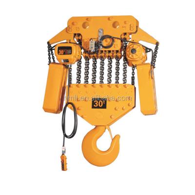 China Hotels electric chain hoist 30 tons 380v for sale