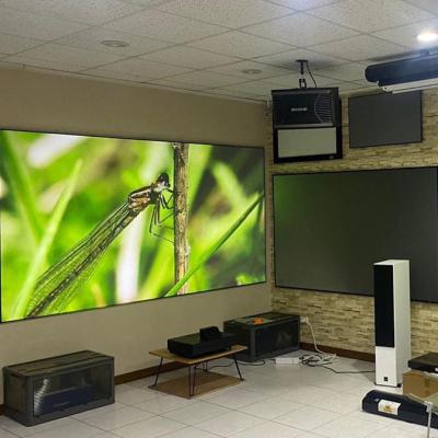 China Frame New Products 100inch 8K HD Ready Ambient Light Rejecting Fixed Frame Projection Screen Indoor Wall for sale