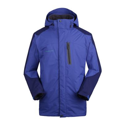 China Factory Customized Design Windproof Warm Rise Breathable Outfit High Quality Mens Three In One Outdoor Jacket Riding Waterproof Wear for sale